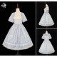Miss Point Goose's Flower Basket Square Collar JSK(Reservation/3 Colours/Full Payment Without Shipping)